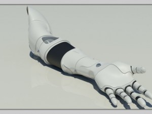 cybernetic arm 3D 模型