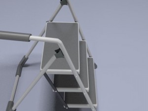 step lader Model 3D