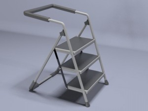 step lader Model 3D