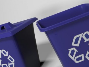 plastic recycling bins 3D Модель