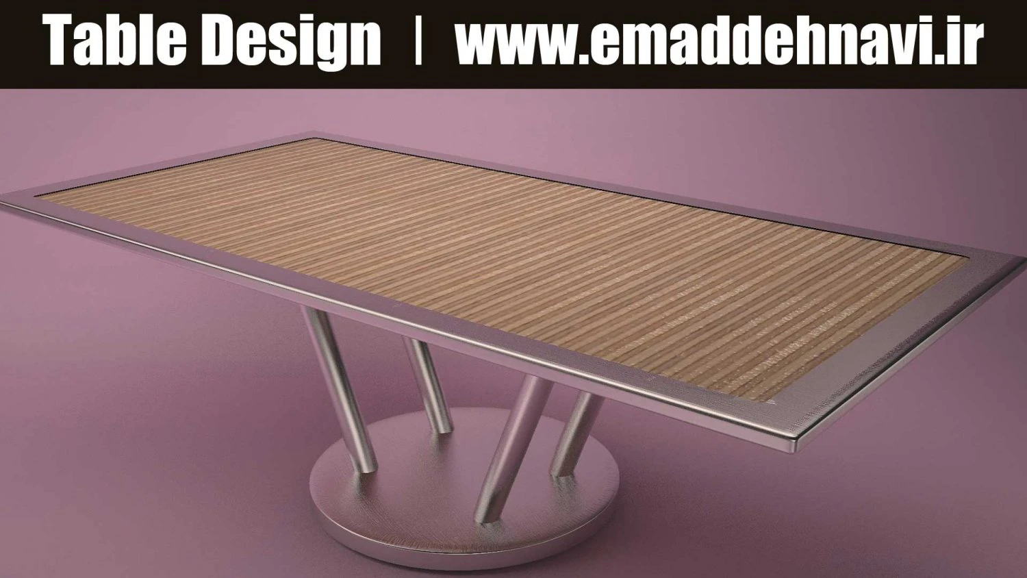 table design 3D Model .c4d .max .obj .3ds .fbx .stl .blend 
