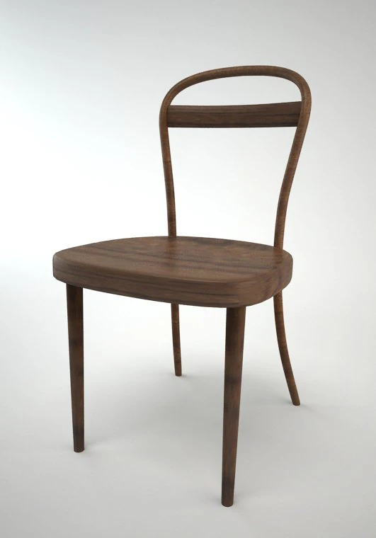 thonet chair 3D Model .c4d .max .obj .3ds .fbx .stl .blend