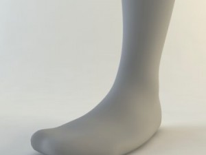 left sock Modèle 3D