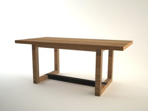 table 180x90cm Model 3D