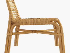 ikea rattan chair tankvard Modello 3D