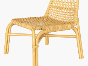 ikea rattan chair tankvard Modello 3D