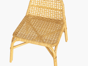 ikea rattan chair tankvard Modello 3D