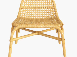 ikea rattan chair tankvard Modello 3D