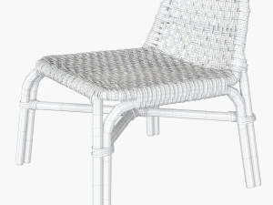 ikea rattan chair tankvard 3D Model