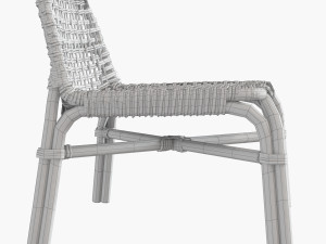 ikea rattan chair tankvard Modello 3D