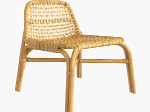 ikea rattan chair tankvard 3D 模型