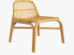 ikea rattan chair tankvard Modello 3D