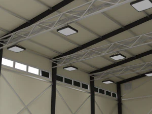 hangar para aeronaves e equipamentos de grande porte Modelo 3D