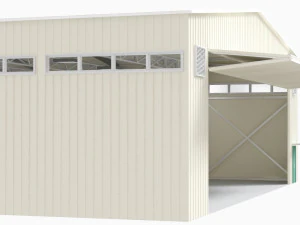 hangar para aeronaves e equipamentos de grande porte Modelo 3D