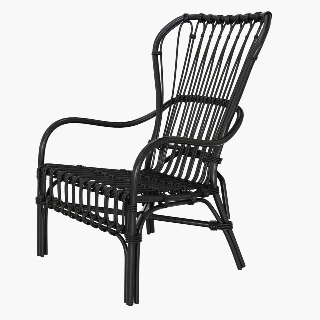 Ikea black rattan chair clearance storsele
