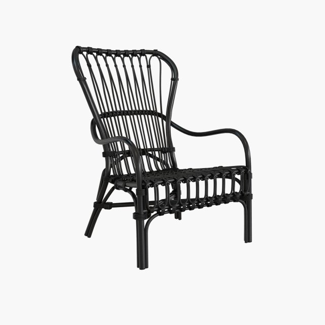 Ikea rattan chair black new arrivals