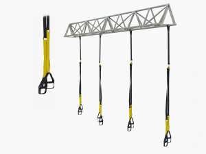 trx gym sport equipment 3D Model