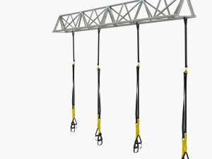 trx gym sport equipment 3D 모델