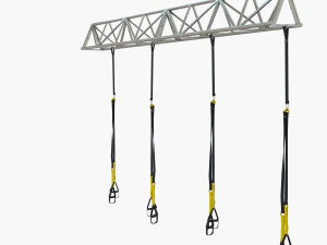 &eacute;quipement de sport de gymnastique trx Modèle 3D