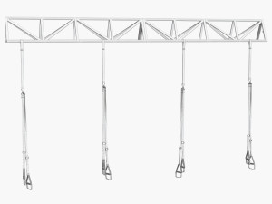 trx gym sport equipment 3D 모델