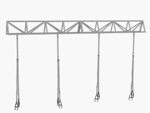 &eacute;quipement de sport de gymnastique trx Modèle 3D