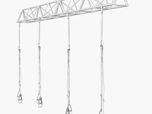 trx gym sport equipment 3D 모델