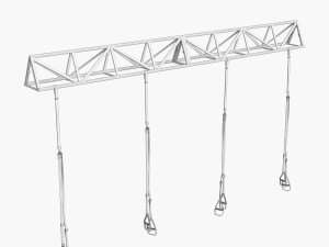 trx gym sport equipment 3D 모델