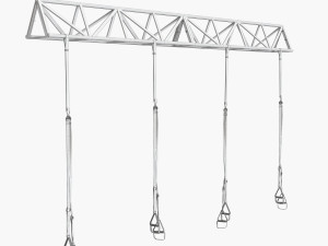 trx gym sport equipment 3D 모델