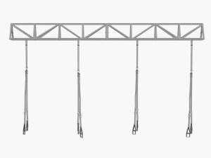 trx gym sport equipment 3D 모델