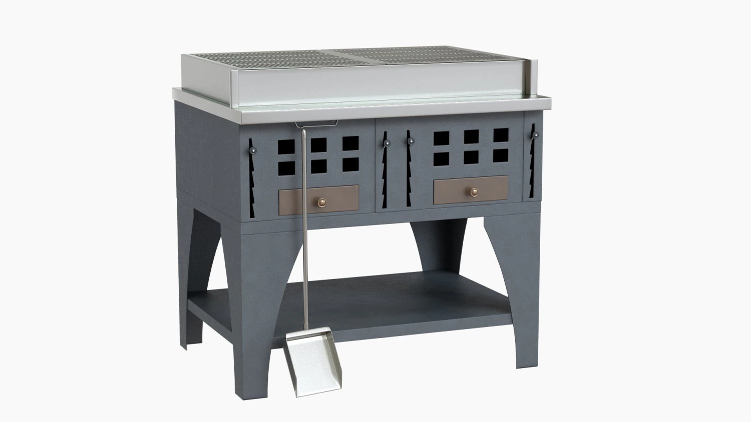 peva italy grill kitchenware stainless 3D Model .c4d .max .obj .3ds .fbx .stl .blend 
