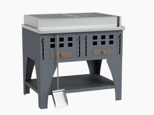 peva italy grill kitchenware stainless 3D Model