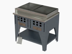 peva italy grill kitchenware stainless 3D Model