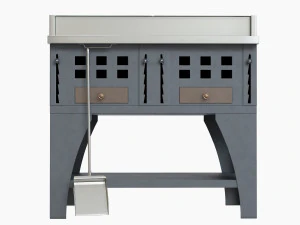 peva italy grill kitchenware stainless 3D Model