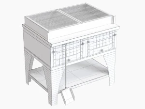 peva italy grill kitchenware stainless 3D Model