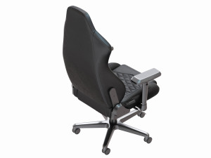 noblechairs hero gaming leather chair 3D 模型