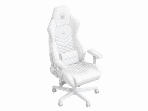 noblechairs hero gaming leather chair 3D 模型