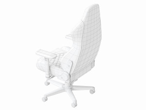 noblechairs hero gaming leather chair 3D 模型