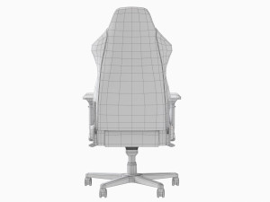 noblechairs hero gaming leather chair 3D 模型