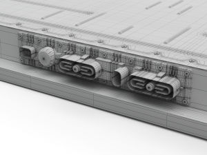 electric cars battery vw tesla 3D Модель