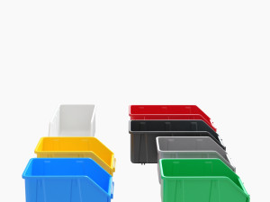 ikea plastic boxes for parts 3D Model