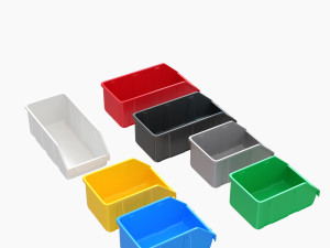 ikea plastic boxes for parts 3D Model