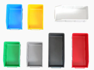 Scatole di plastica ikea per i componenti Modello 3D