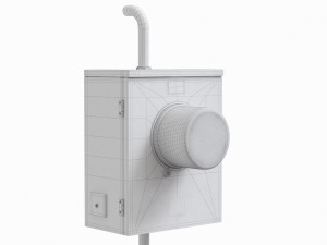exterior electric meter for house 3D 模型