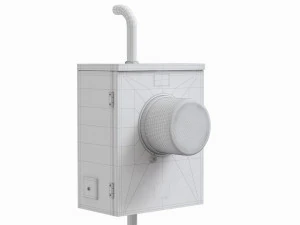 exterior electric meter for house 3D Model