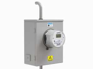 exterior electric meter for house 3D 模型