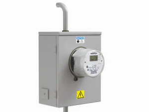 exterior electric meter for house 3D Model