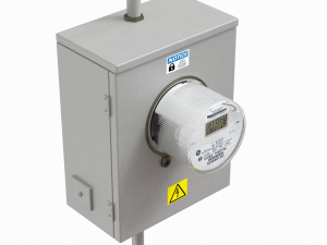exterior electric meter for house 3D 模型