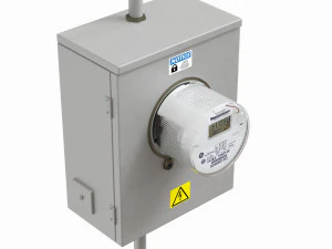 exterior electric meter for house 3D Model