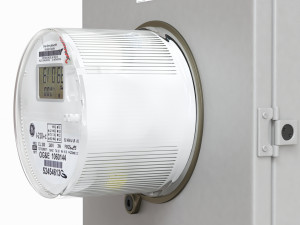 exterior electric meter for house 3D 模型