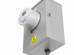 exterior electric meter for house 3D Model